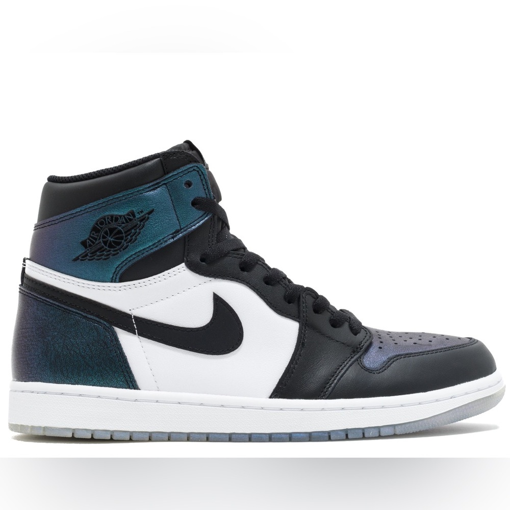 Nike Jordan Retro 1 OG All Star Chameleon Iridescent Leather High Top Sneakers